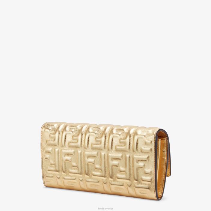 ženske en usnjena denarnica zlato Fendi dodatki Z68L1576