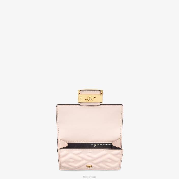 ženske ff denarnica iz nappa usnja roza Fendi dodatki Z68L1546