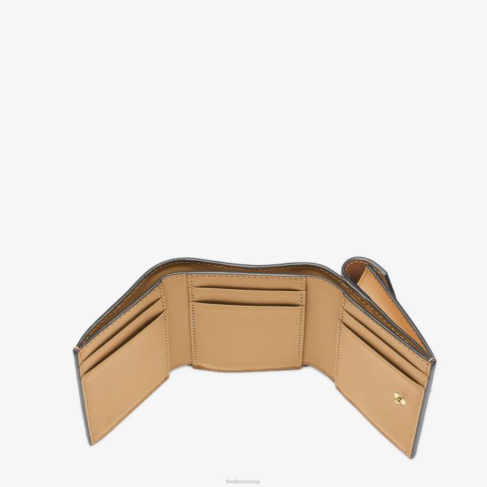 ženske ff diamantna usnjena denarnica rjav Fendi dodatki Z68L1431