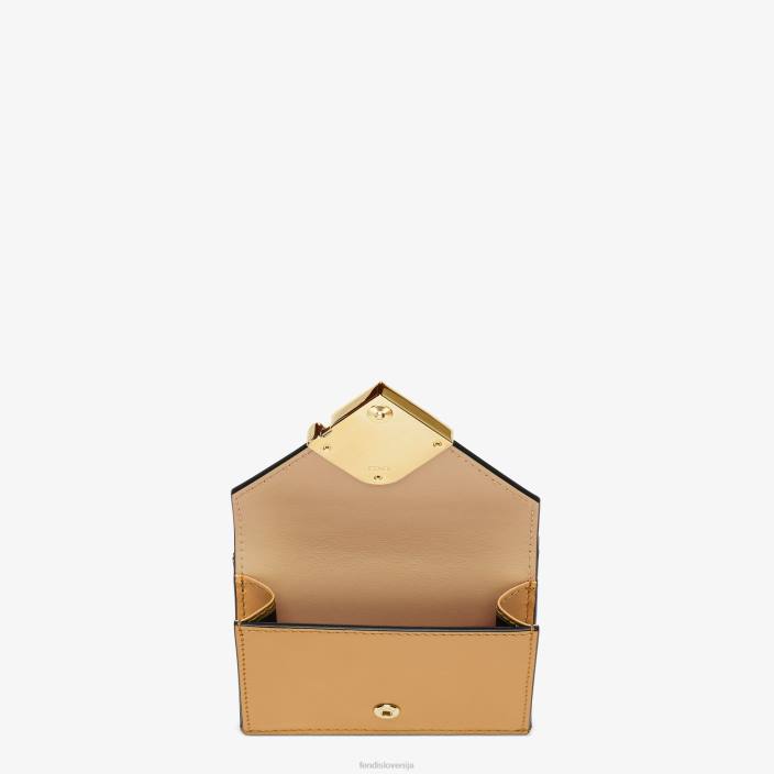 ženske ff diamantna usnjena denarnica rjav Fendi dodatki Z68L1431