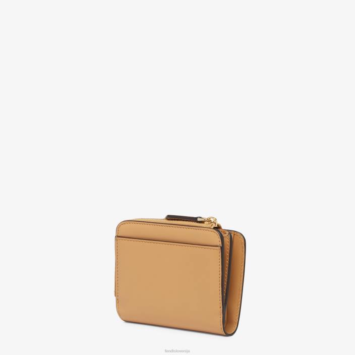 ženske ff diamantna usnjena denarnica rjav Fendi dodatki Z68L1507