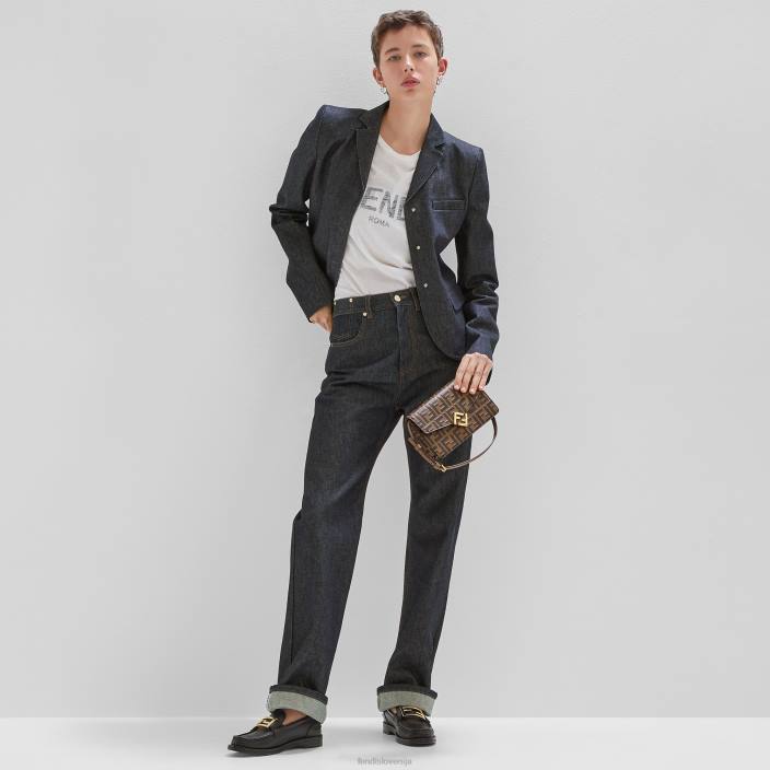 ženske ff usnjena denarnica bež Fendi dodatki Z68L1413