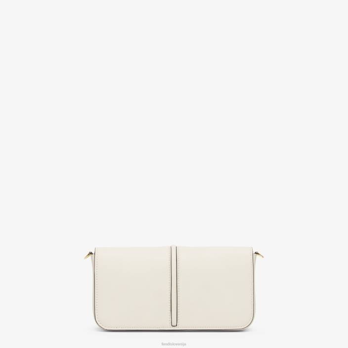 ženske grafika na usnjeni denarnici z verigo bela Fendi dodatki Z68L1435