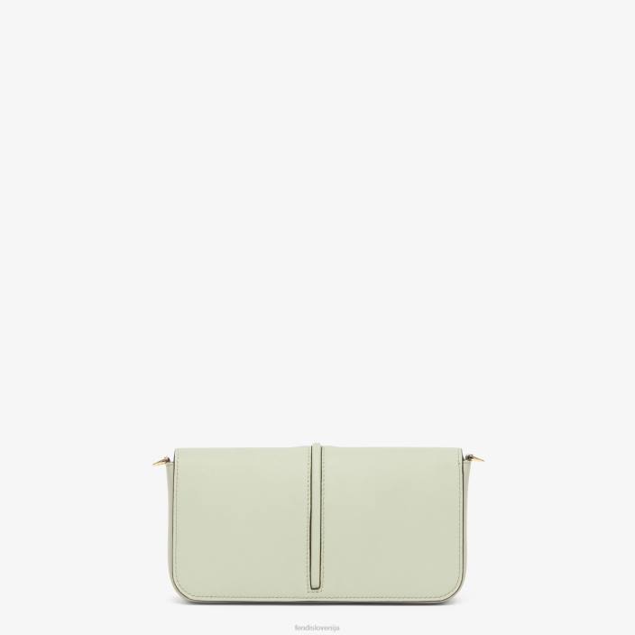 ženske grafika na usnjeni denarnici z verigo zelena Fendi dodatki Z68L1436