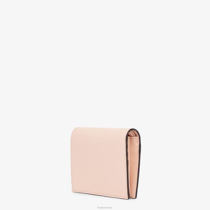 ženske kompaktna usnjena denarnica roza Fendi dodatki Z68L1587