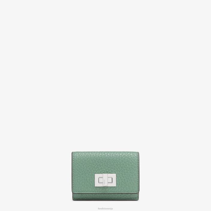 ženske mint usnjena denarnica zelena Fendi dodatki Z68L1542
