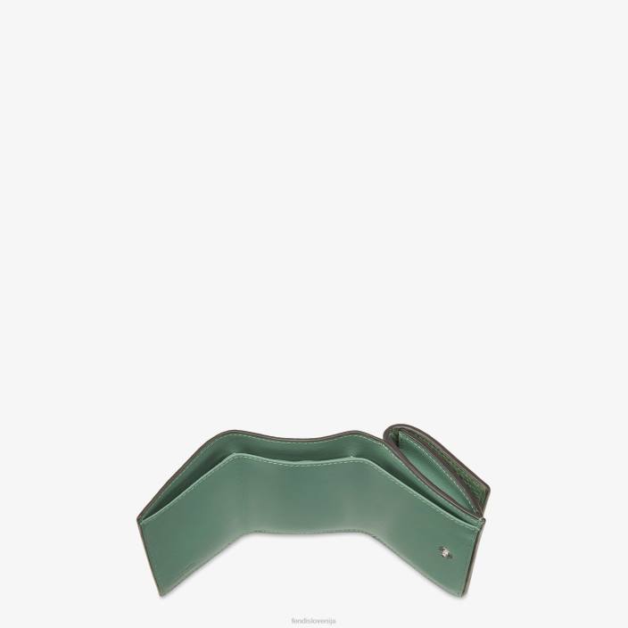 ženske mint usnjena denarnica zelena Fendi dodatki Z68L1542