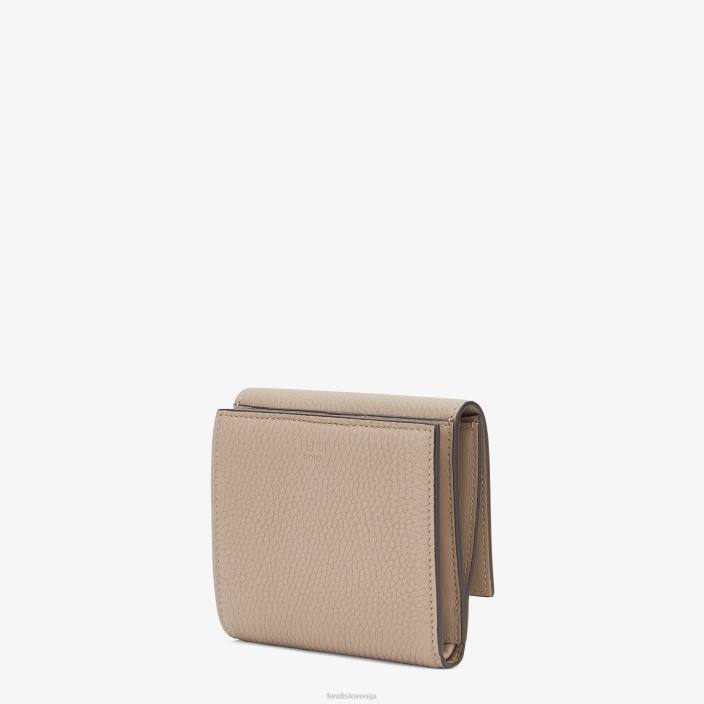 ženske peekaboo usnjena denarnica bež Fendi dodatki Z68L1569