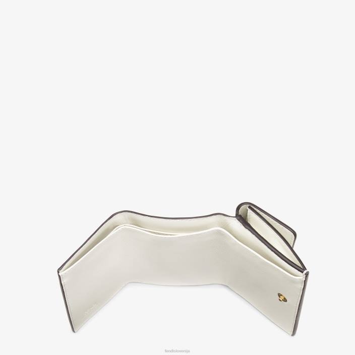 ženske roma usnjena denarnica bela Fendi dodatki Z68L1537