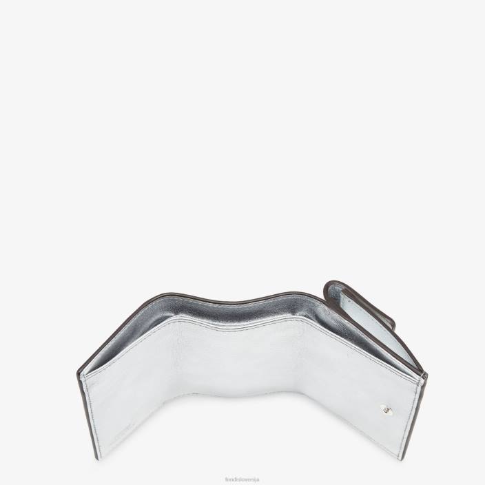 ženske roma usnjena denarnica srebro Fendi dodatki Z68L1457