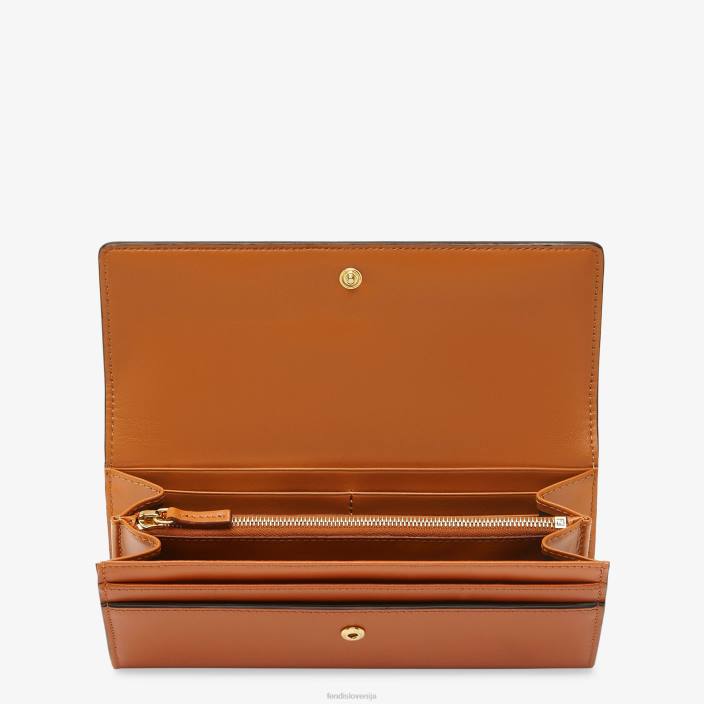 ženske usnjena denarnica Continental rjav Fendi dodatki Z68L1489