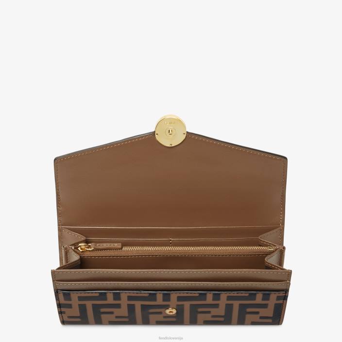 ženske usnjena denarnica Continental Črna Fendi dodatki Z68L1600