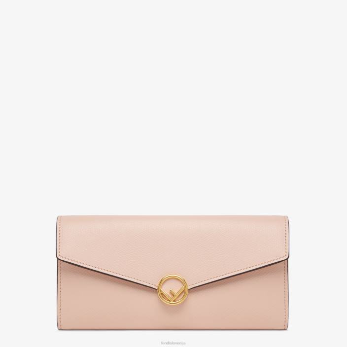 ženske usnjena denarnica Continental roza Fendi dodatki Z68L1588