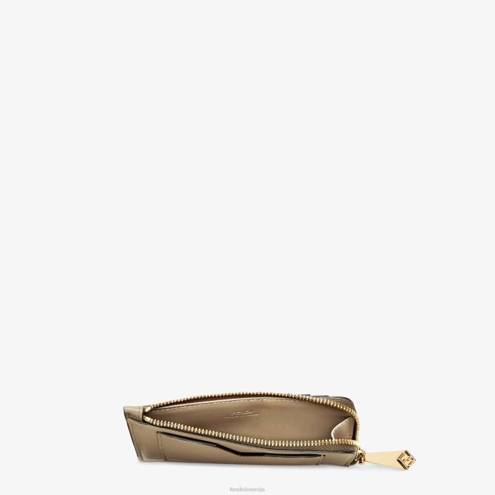 ženske dvobarvno držalo za kartice iz golobjega usnja bela Fendi dodatki Z68L1509