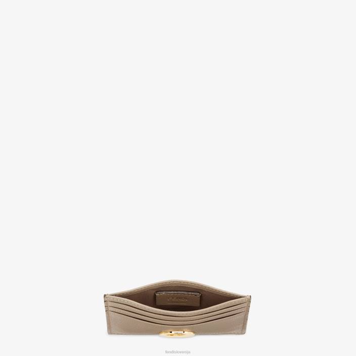 ženske ravno usnjeno držalo za kartice moda Fendi dodatki Z68L1451