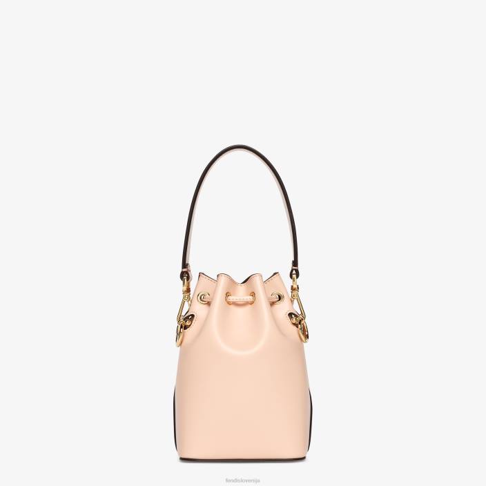 ženske mini torbica iz bledega usnja roza Fendi dodatki Z68L864