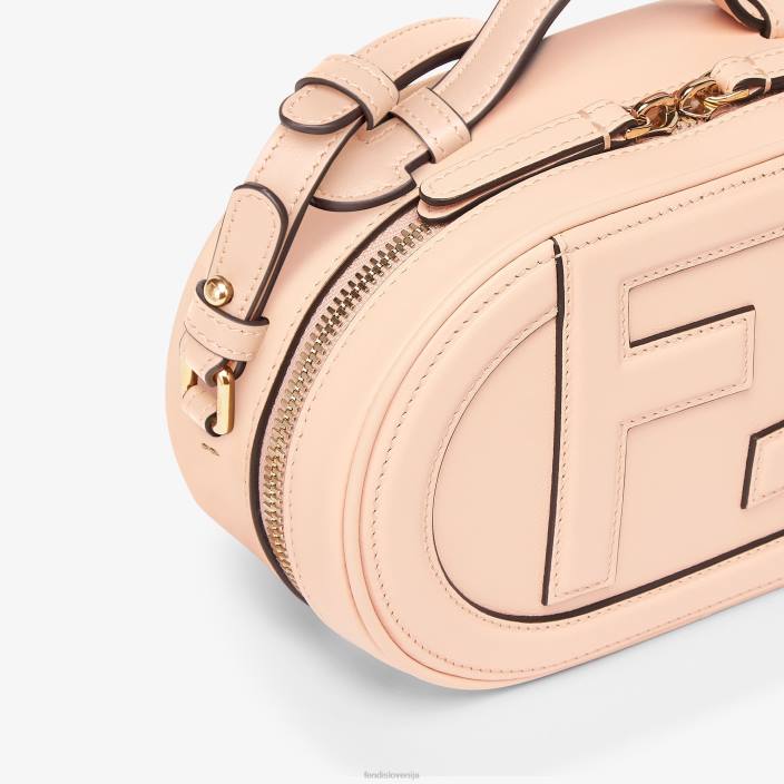 ženske mini torbica iz bledega usnja roza Fendi dodatki Z68L866