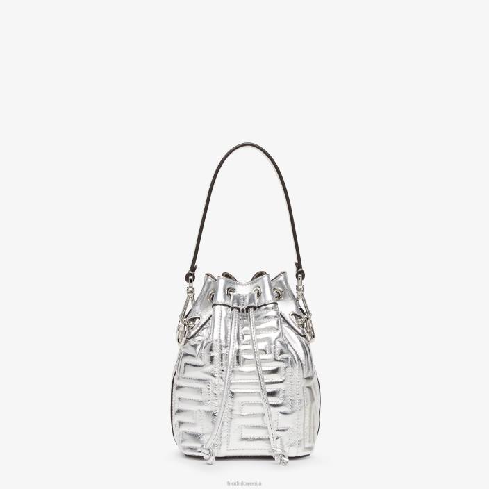 ženske mini torbica marc jacobs iz prešitega usnja srebro Fendi dodatki Z68L690