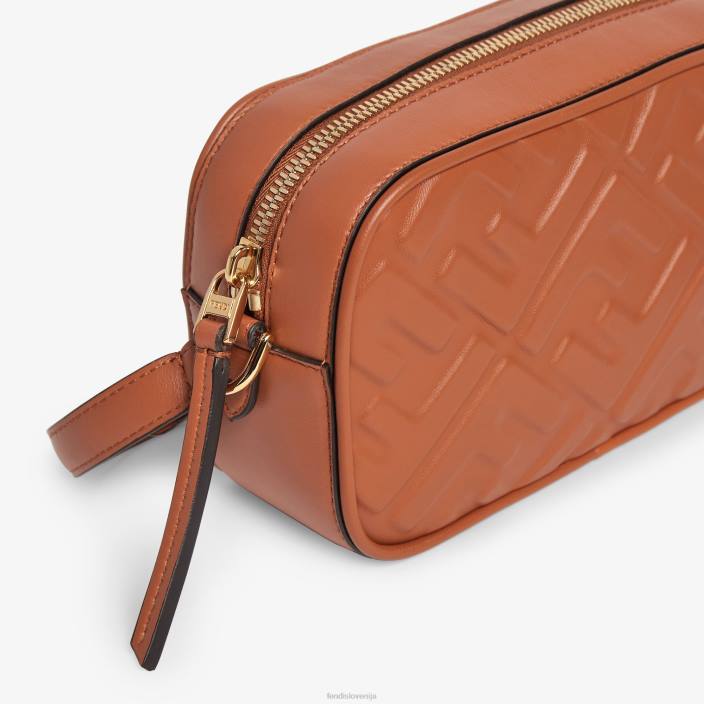 ženske torbica za fotoaparat usnjena mini torbica rjav Fendi dodatki Z68L669
