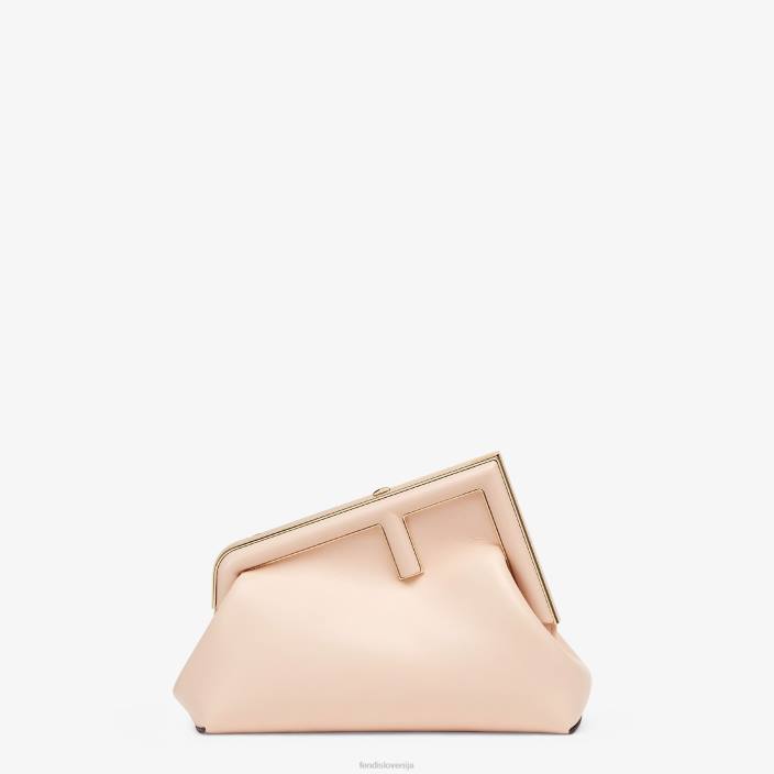 ženske bleda usnjena torba roza Fendi dodatki Z68L847