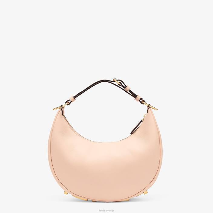 ženske bleda usnjena torba roza Fendi dodatki Z68L900