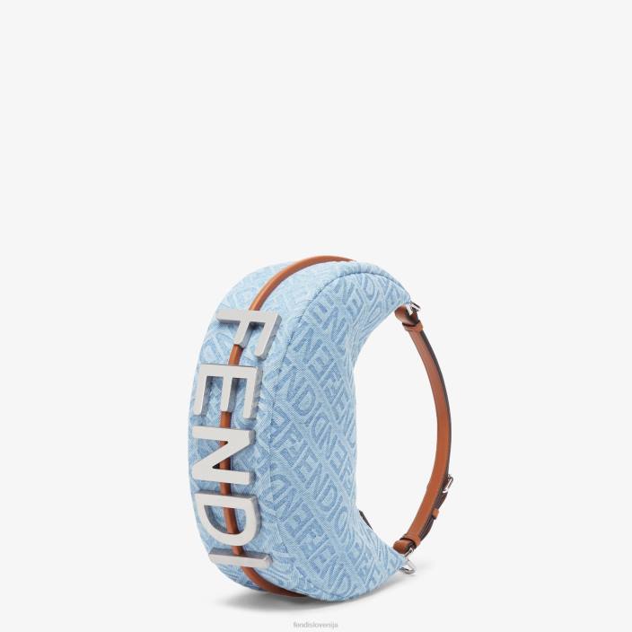 ženske denim torba svetlo modra Fendi dodatki Z68L637