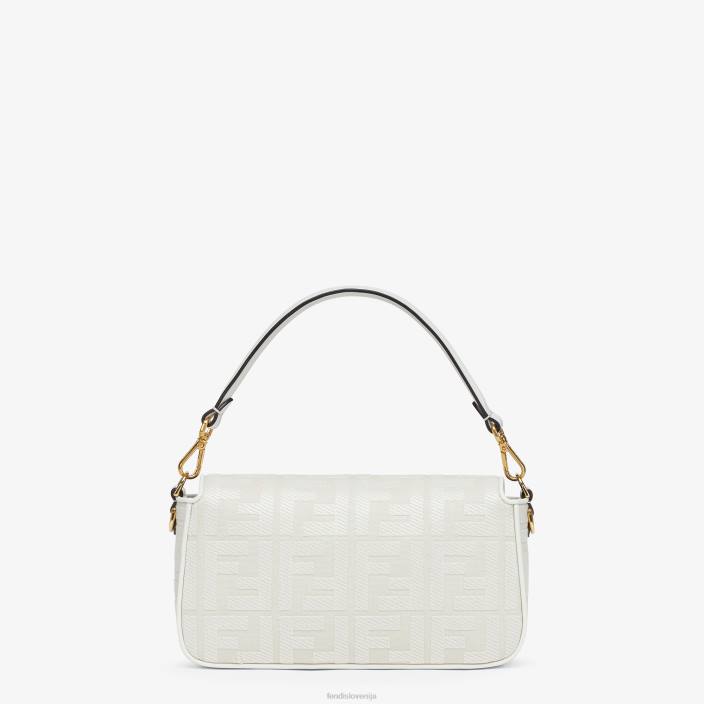 ženske ff platnena torba bela Fendi dodatki Z68L771