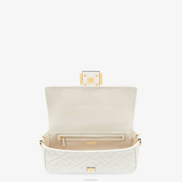 ženske ff platnena torba bela Fendi dodatki Z68L771