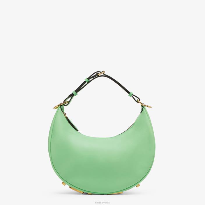 ženske grafična majhna usnjena torbica zelena Fendi dodatki Z68L714