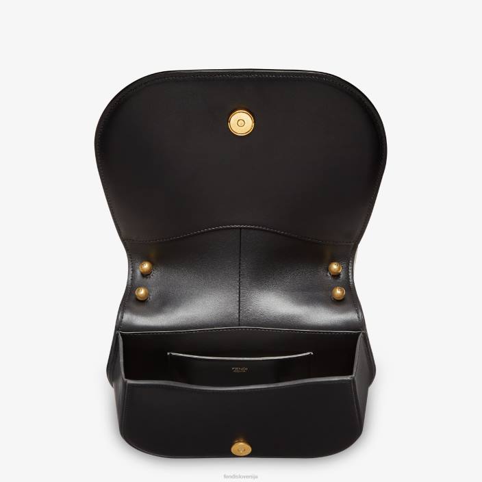 ženske krokodil in usnjena torba Črna Fendi dodatki Z68L661