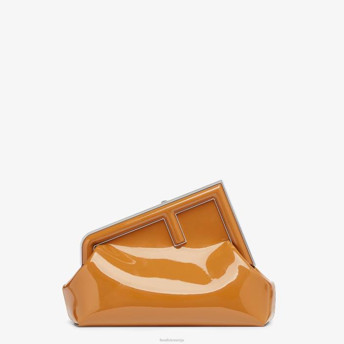 ženske lakirana torbica rjav Fendi dodatki Z68L741