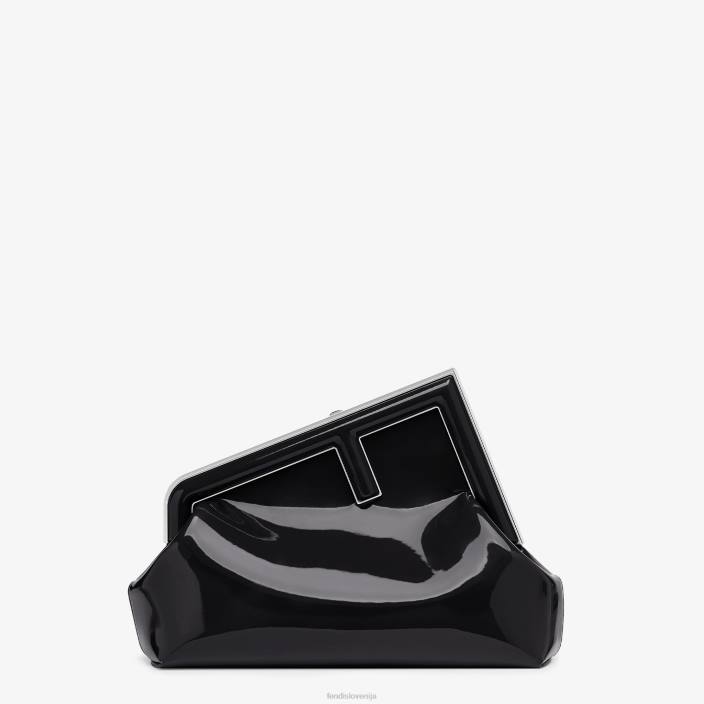 ženske lakirana torbica Črna Fendi dodatki Z68L739