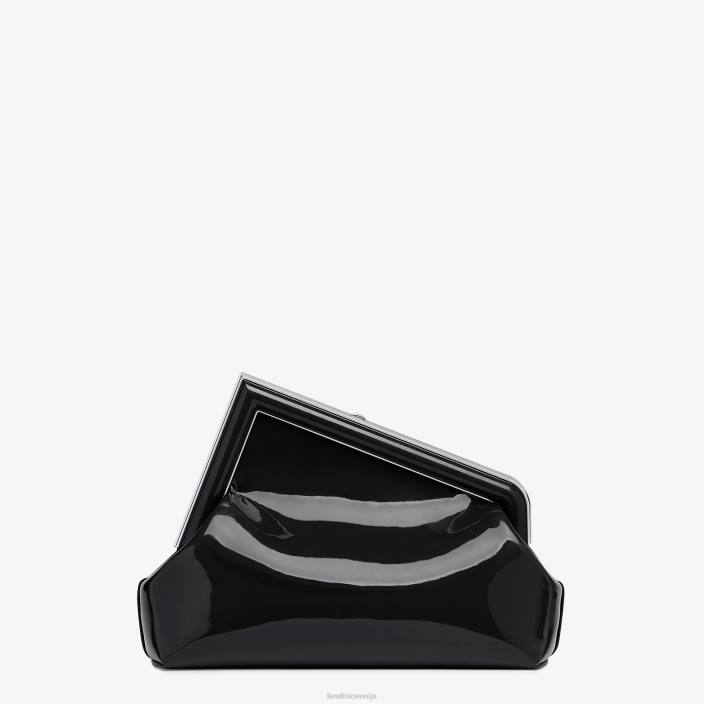 ženske lakirana torbica Črna Fendi dodatki Z68L739