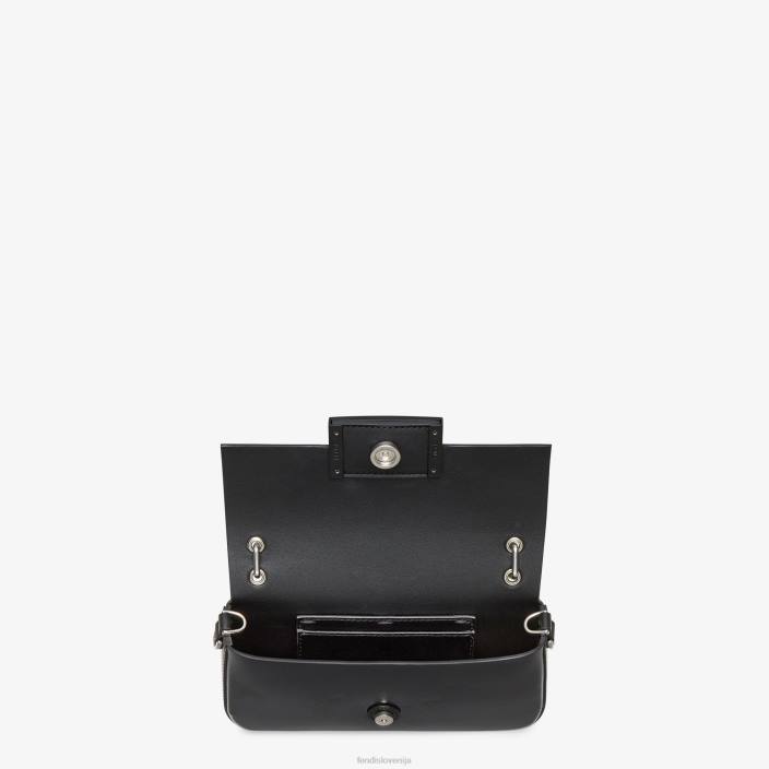 ženske lakirana torbica Črna Fendi dodatki Z68L743