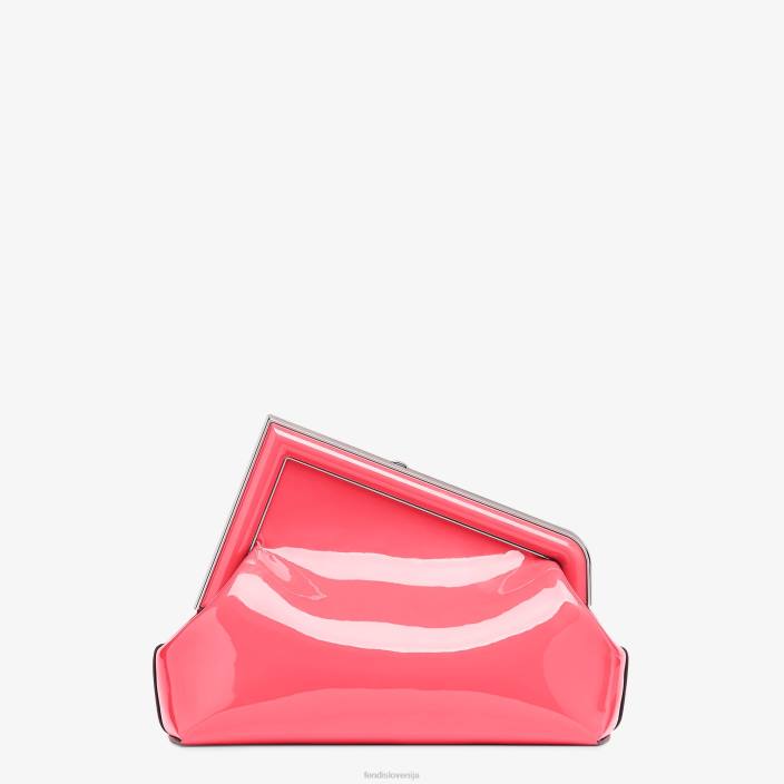 ženske lakirana torbica roza Fendi dodatki Z68L707