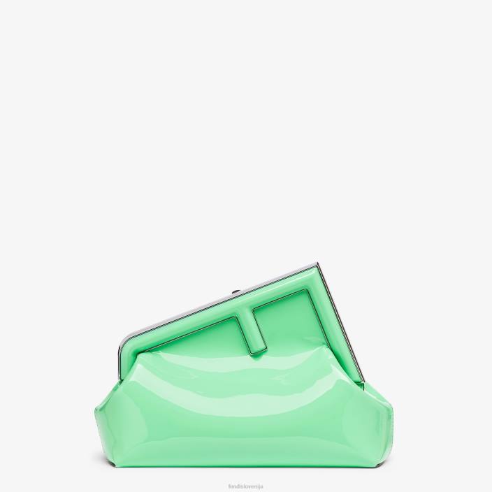 ženske lakirana torbica zelena Fendi dodatki Z68L711