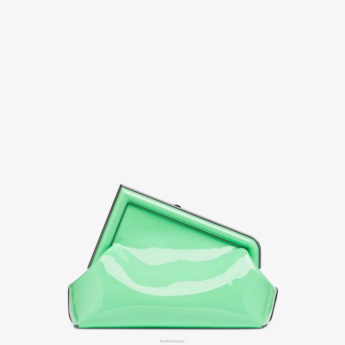 ženske lakirana torbica zelena Fendi dodatki Z68L711