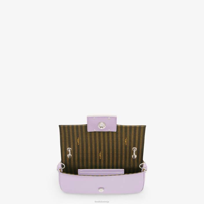 ženske lila svilena torbica vijolična Fendi dodatki Z68L808