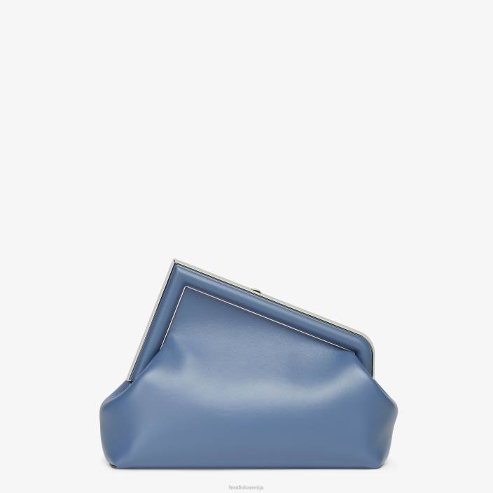 ženske midi usnjena torbica modra Fendi dodatki Z68L699