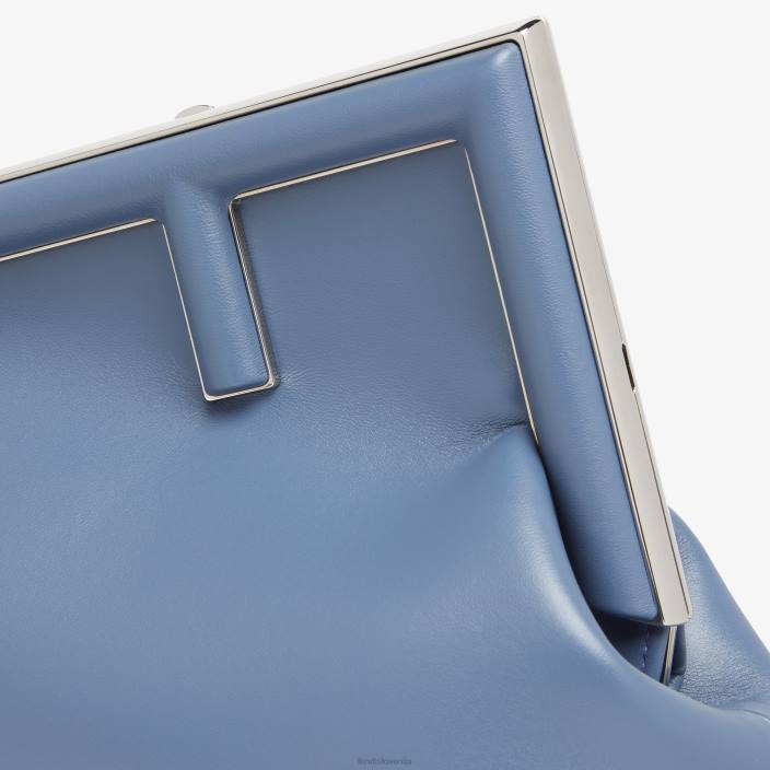 ženske midi usnjena torbica modra Fendi dodatki Z68L699