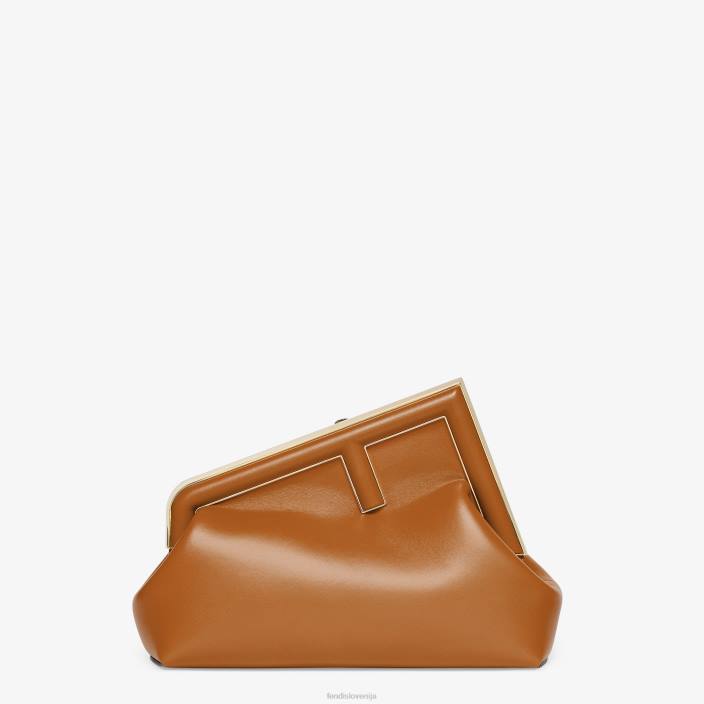 ženske midi usnjena torbica rjav Fendi dodatki Z68L574