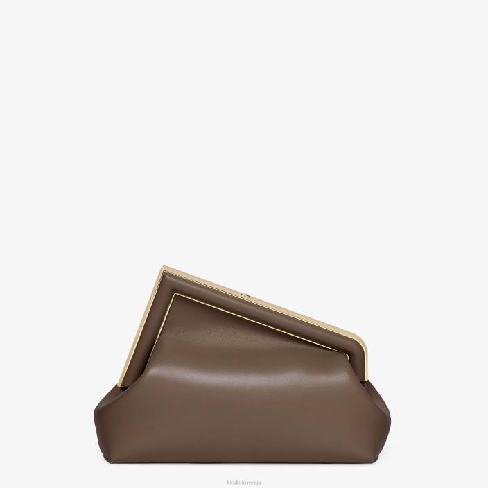 ženske midi usnjena torbica rjav Fendi dodatki Z68L766