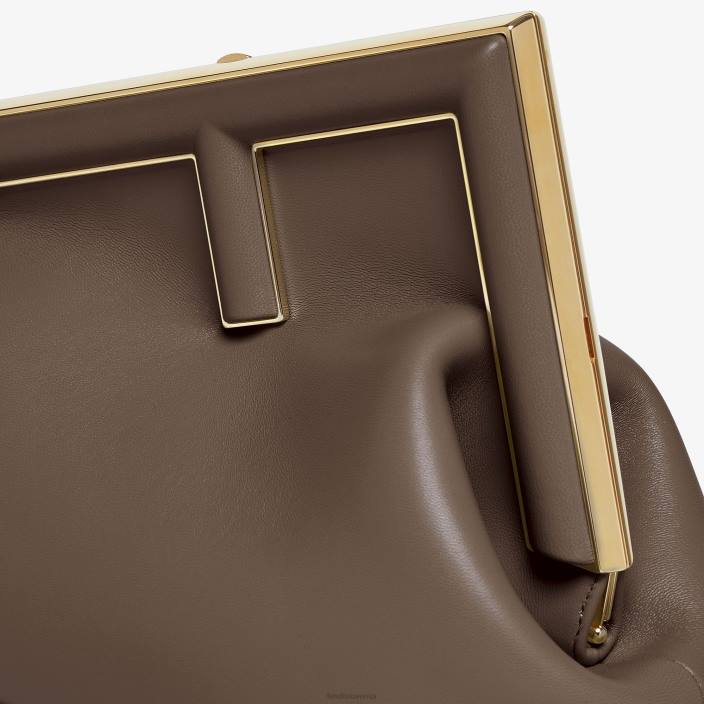 ženske midi usnjena torbica rjav Fendi dodatki Z68L766