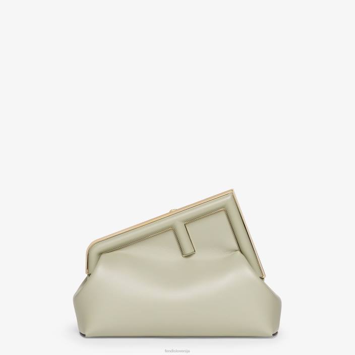 ženske midi usnjena torbica zelena Fendi dodatki Z68L709