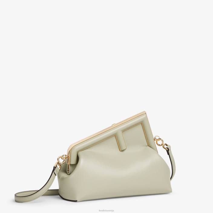 ženske midi usnjena torbica zelena Fendi dodatki Z68L709