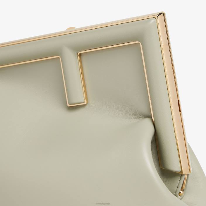 ženske midi usnjena torbica zelena Fendi dodatki Z68L709