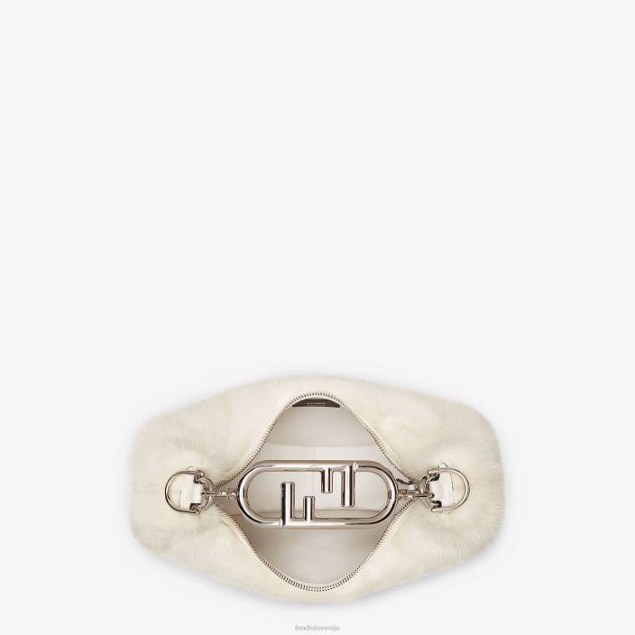 ženske mink vrečko bela Fendi dodatki Z68L730