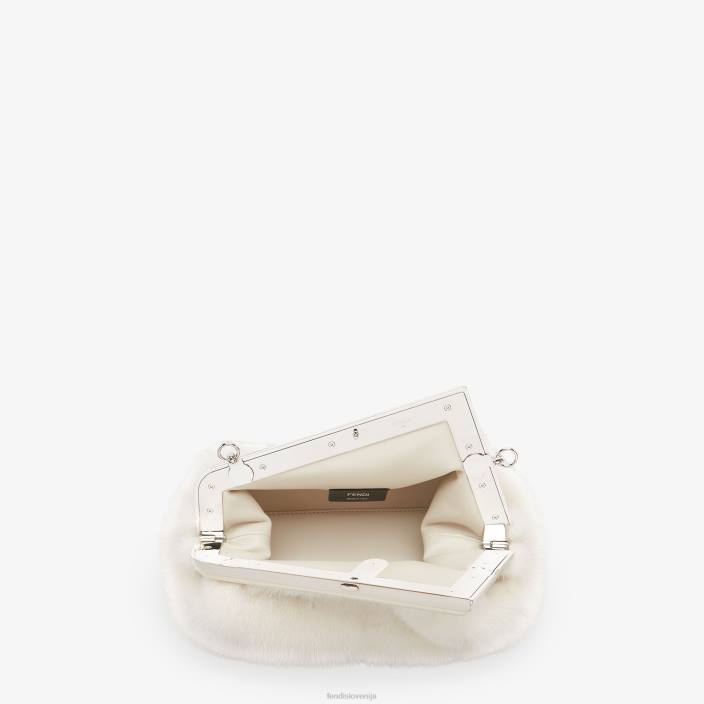 ženske mink vrečko bela Fendi dodatki Z68L738