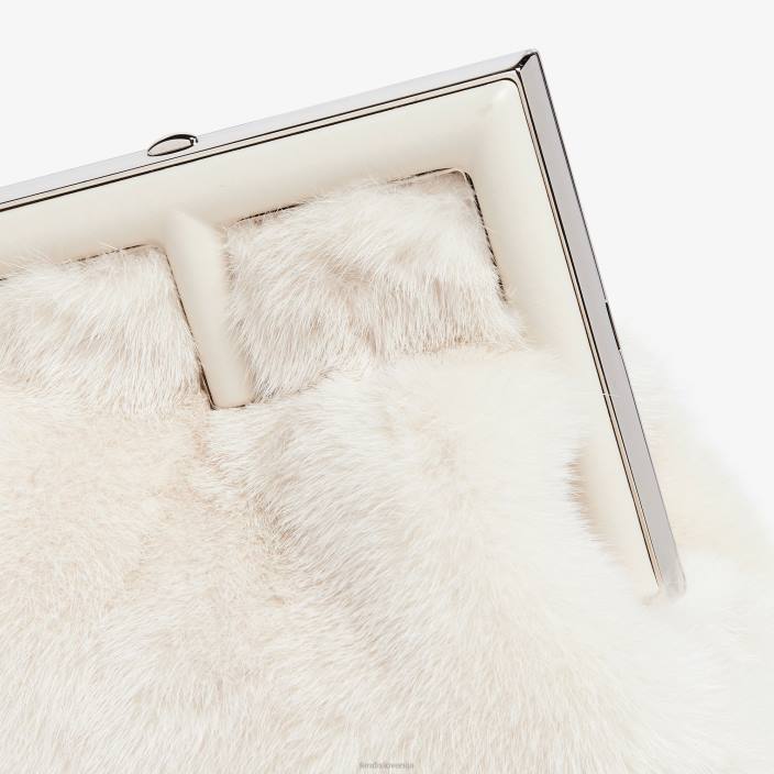 ženske mink vrečko bela Fendi dodatki Z68L738