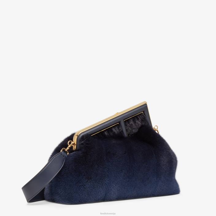 ženske mink vrečko modra Fendi dodatki Z68L835